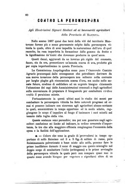 Bollettino del comizio agrario di Mantova e dei distretti riuniti di Asola, Bozzolo, Canneto sull'Oglio, Gonzaga, Ostiglia, Volta