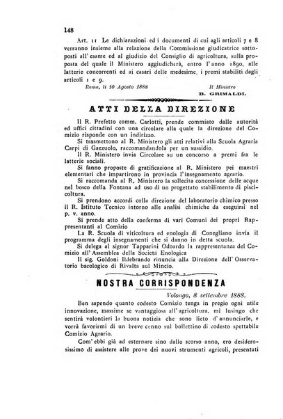 Bollettino del comizio agrario di Mantova e dei distretti riuniti di Asola, Bozzolo, Canneto sull'Oglio, Gonzaga, Ostiglia, Volta