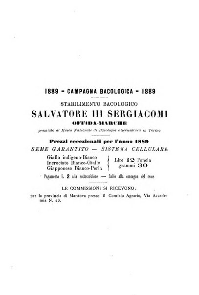 Bollettino del comizio agrario di Mantova e dei distretti riuniti di Asola, Bozzolo, Canneto sull'Oglio, Gonzaga, Ostiglia, Volta