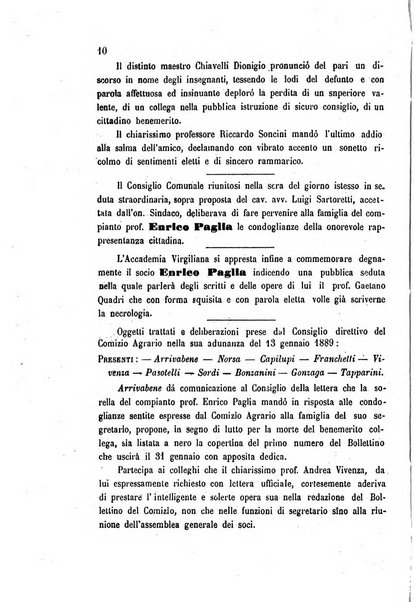 Bollettino del comizio agrario di Mantova e dei distretti riuniti di Asola, Bozzolo, Canneto sull'Oglio, Gonzaga, Ostiglia, Volta