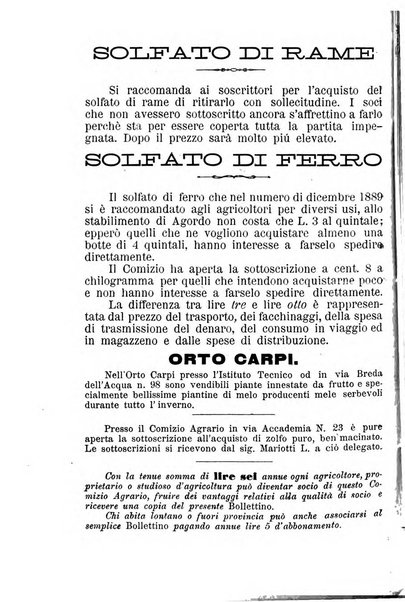 Bollettino del comizio agrario di Mantova e dei distretti riuniti di Asola, Bozzolo, Canneto sull'Oglio, Gonzaga, Ostiglia, Volta