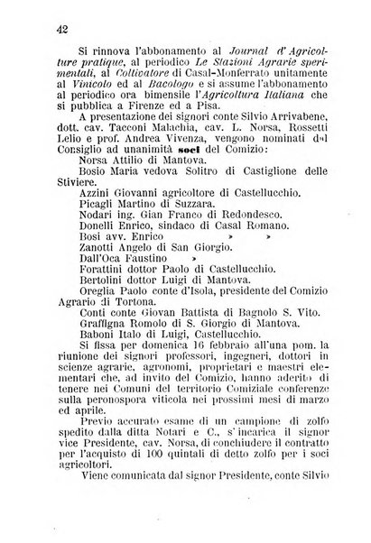 Bollettino del comizio agrario di Mantova e dei distretti riuniti di Asola, Bozzolo, Canneto sull'Oglio, Gonzaga, Ostiglia, Volta