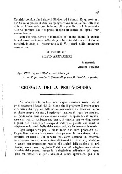 Bollettino del comizio agrario di Mantova e dei distretti riuniti di Asola, Bozzolo, Canneto sull'Oglio, Gonzaga, Ostiglia, Volta