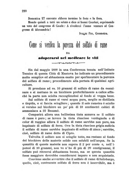 Bollettino del comizio agrario di Mantova e dei distretti riuniti di Asola, Bozzolo, Canneto sull'Oglio, Gonzaga, Ostiglia, Volta