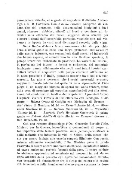 Bollettino del comizio agrario di Mantova e dei distretti riuniti di Asola, Bozzolo, Canneto sull'Oglio, Gonzaga, Ostiglia, Volta