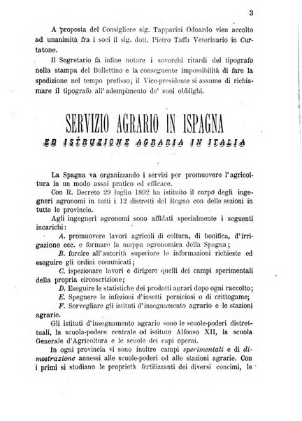 Bollettino del comizio agrario di Mantova e dei distretti riuniti di Asola, Bozzolo, Canneto sull'Oglio, Gonzaga, Ostiglia, Volta