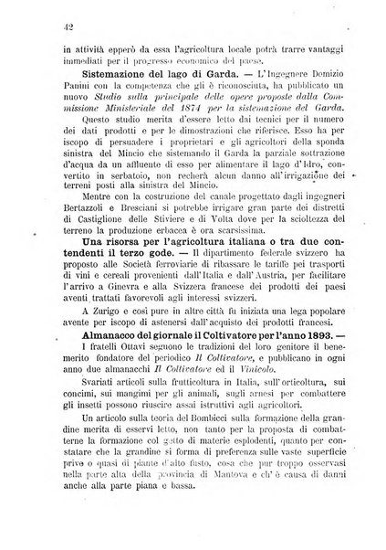 Bollettino del comizio agrario di Mantova e dei distretti riuniti di Asola, Bozzolo, Canneto sull'Oglio, Gonzaga, Ostiglia, Volta