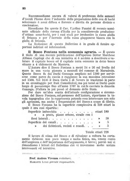 Bollettino del comizio agrario di Mantova e dei distretti riuniti di Asola, Bozzolo, Canneto sull'Oglio, Gonzaga, Ostiglia, Volta