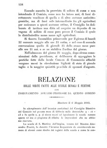 Bollettino del comizio agrario di Mantova e dei distretti riuniti di Asola, Bozzolo, Canneto sull'Oglio, Gonzaga, Ostiglia, Volta