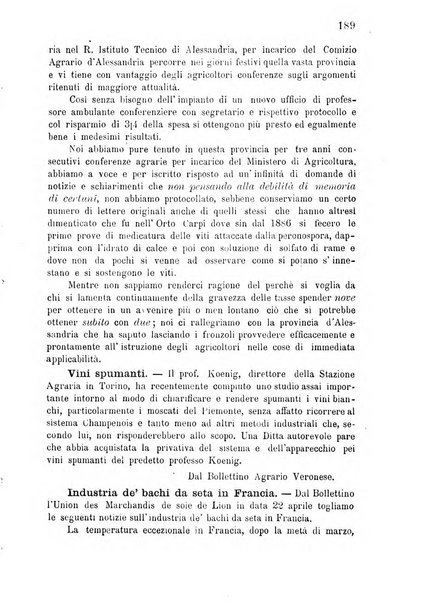 Bollettino del comizio agrario di Mantova e dei distretti riuniti di Asola, Bozzolo, Canneto sull'Oglio, Gonzaga, Ostiglia, Volta