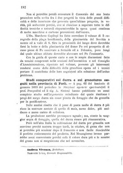 Bollettino del comizio agrario di Mantova e dei distretti riuniti di Asola, Bozzolo, Canneto sull'Oglio, Gonzaga, Ostiglia, Volta