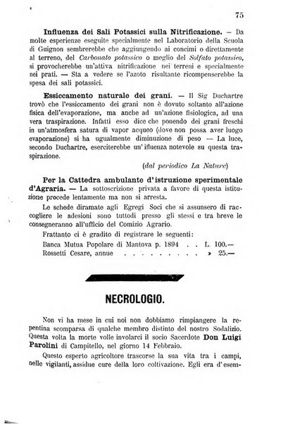 Bollettino del comizio agrario di Mantova e dei distretti riuniti di Asola, Bozzolo, Canneto sull'Oglio, Gonzaga, Ostiglia, Volta