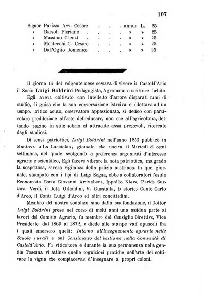 Bollettino del comizio agrario di Mantova e dei distretti riuniti di Asola, Bozzolo, Canneto sull'Oglio, Gonzaga, Ostiglia, Volta