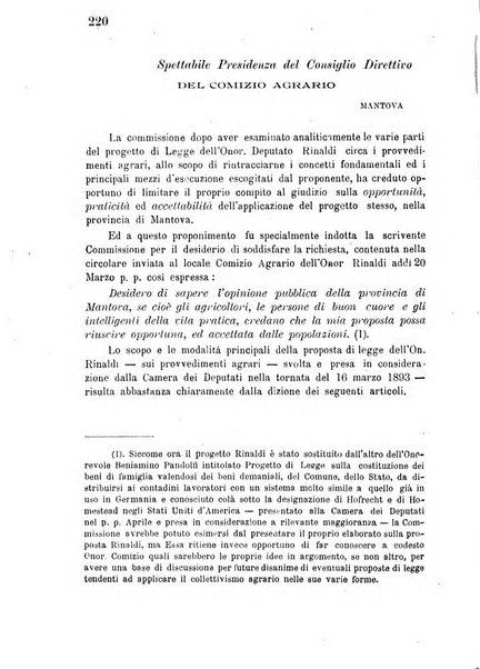 Bollettino del comizio agrario di Mantova e dei distretti riuniti di Asola, Bozzolo, Canneto sull'Oglio, Gonzaga, Ostiglia, Volta