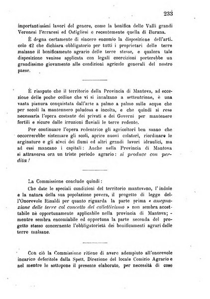 Bollettino del comizio agrario di Mantova e dei distretti riuniti di Asola, Bozzolo, Canneto sull'Oglio, Gonzaga, Ostiglia, Volta