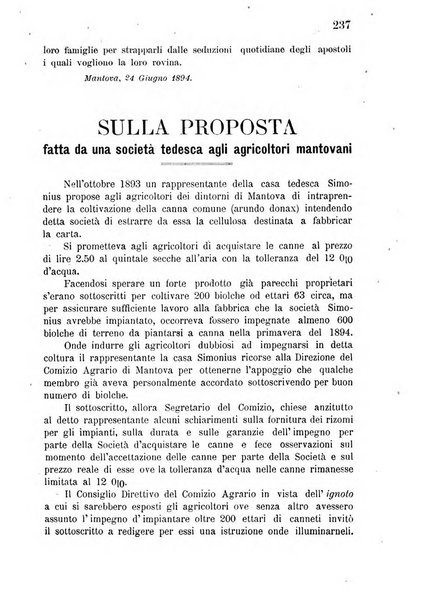 Bollettino del comizio agrario di Mantova e dei distretti riuniti di Asola, Bozzolo, Canneto sull'Oglio, Gonzaga, Ostiglia, Volta