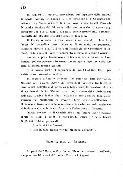 Bollettino del comizio agrario di Mantova e dei distretti riuniti di Asola, Bozzolo, Canneto sull'Oglio, Gonzaga, Ostiglia, Volta