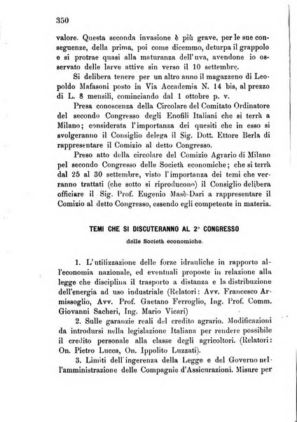 Bollettino del comizio agrario di Mantova e dei distretti riuniti di Asola, Bozzolo, Canneto sull'Oglio, Gonzaga, Ostiglia, Volta