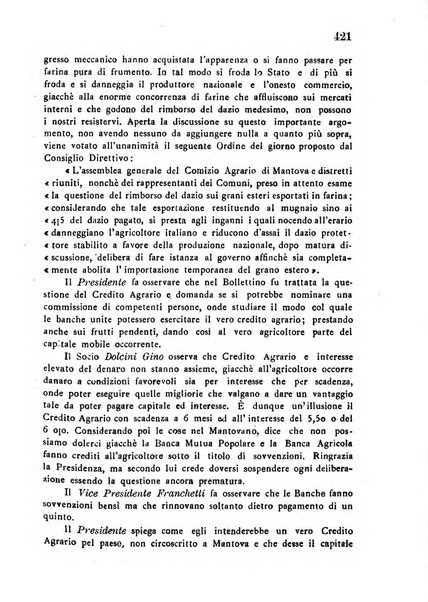 Bollettino del comizio agrario di Mantova e dei distretti riuniti di Asola, Bozzolo, Canneto sull'Oglio, Gonzaga, Ostiglia, Volta