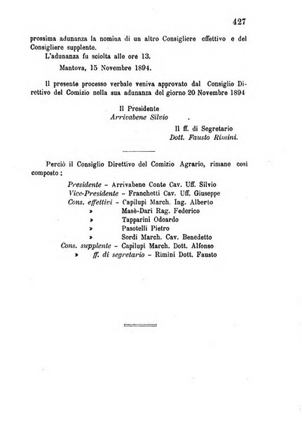 Bollettino del comizio agrario di Mantova e dei distretti riuniti di Asola, Bozzolo, Canneto sull'Oglio, Gonzaga, Ostiglia, Volta