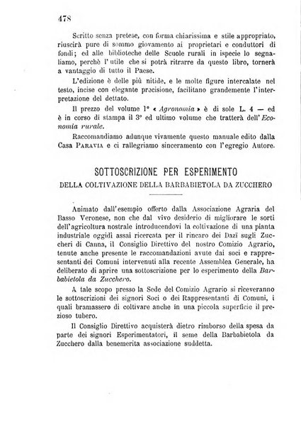 Bollettino del comizio agrario di Mantova e dei distretti riuniti di Asola, Bozzolo, Canneto sull'Oglio, Gonzaga, Ostiglia, Volta