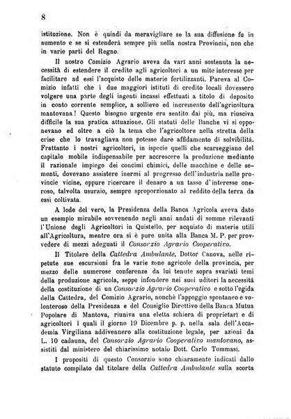 Bollettino del comizio agrario di Mantova e dei distretti riuniti di Asola, Bozzolo, Canneto sull'Oglio, Gonzaga, Ostiglia, Volta