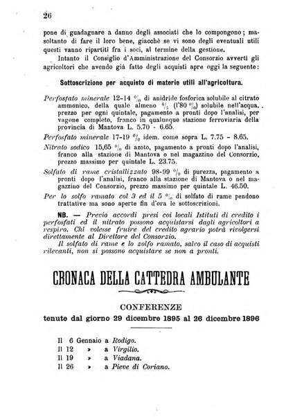 Bollettino del comizio agrario di Mantova e dei distretti riuniti di Asola, Bozzolo, Canneto sull'Oglio, Gonzaga, Ostiglia, Volta