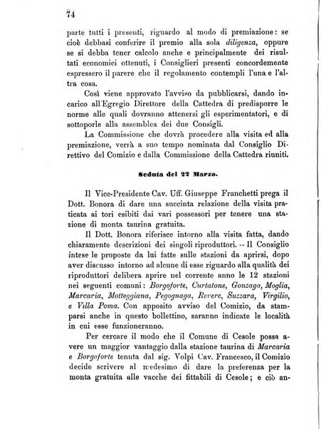 Bollettino del comizio agrario di Mantova e dei distretti riuniti di Asola, Bozzolo, Canneto sull'Oglio, Gonzaga, Ostiglia, Volta