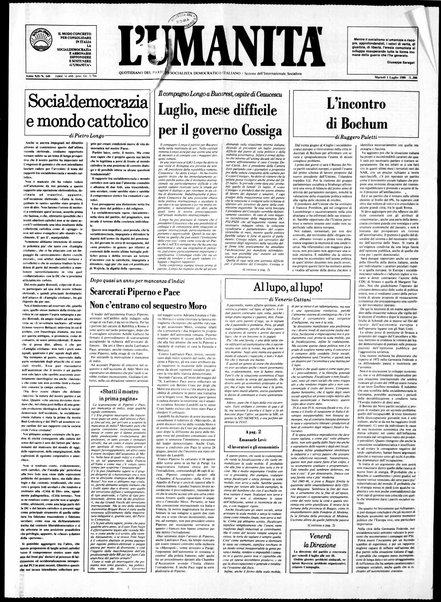 Umanità : giornale dei socialisti democratici