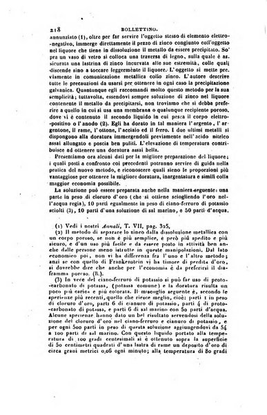 Annali di fisica, chimica e matematiche col bullettino dell'industria meccanica e chimica