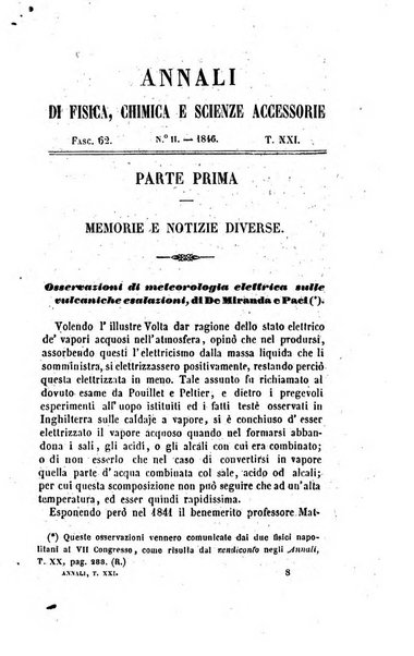 Annali di fisica, chimica e scienze accessorie coi bollettini di farmacia e di tecnologia