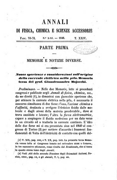 Annali di fisica, chimica e scienze accessorie coi bollettini di farmacia e di tecnologia