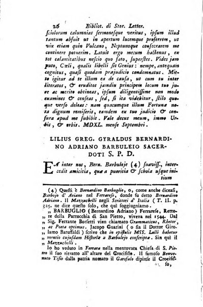 Biblioteca antica e moderna di storia letteraria ossia giornale critico, ed istruttivo de'libri, che a letteraria storia appartengono, secondo l'ordine delle materie accuratamente disposti