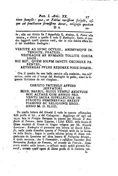 Biblioteca antica e moderna di storia letteraria ossia giornale critico, ed istruttivo de'libri, che a letteraria storia appartengono, secondo l'ordine delle materie accuratamente disposti