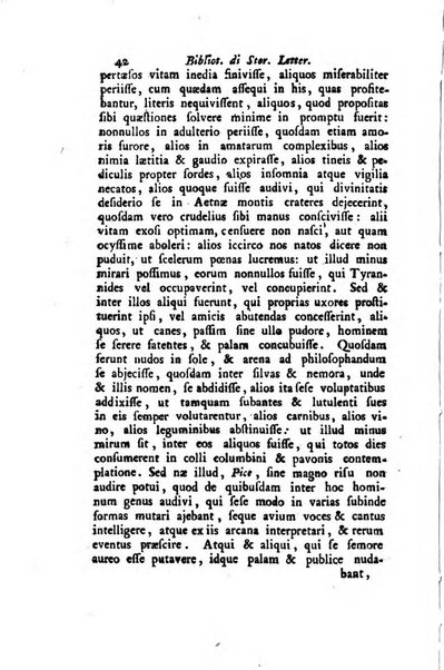 Biblioteca antica e moderna di storia letteraria ossia giornale critico, ed istruttivo de'libri, che a letteraria storia appartengono, secondo l'ordine delle materie accuratamente disposti