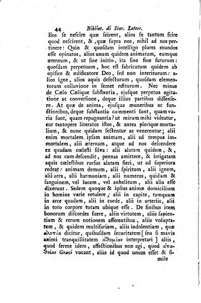 Biblioteca antica e moderna di storia letteraria ossia giornale critico, ed istruttivo de'libri, che a letteraria storia appartengono, secondo l'ordine delle materie accuratamente disposti