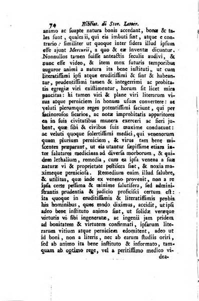 Biblioteca antica e moderna di storia letteraria ossia giornale critico, ed istruttivo de'libri, che a letteraria storia appartengono, secondo l'ordine delle materie accuratamente disposti