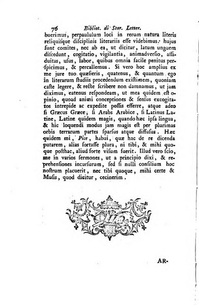 Biblioteca antica e moderna di storia letteraria ossia giornale critico, ed istruttivo de'libri, che a letteraria storia appartengono, secondo l'ordine delle materie accuratamente disposti