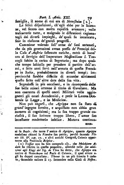 Biblioteca antica e moderna di storia letteraria ossia giornale critico, ed istruttivo de'libri, che a letteraria storia appartengono, secondo l'ordine delle materie accuratamente disposti