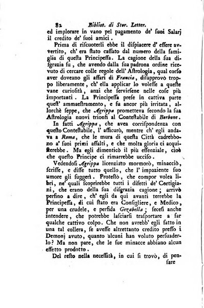 Biblioteca antica e moderna di storia letteraria ossia giornale critico, ed istruttivo de'libri, che a letteraria storia appartengono, secondo l'ordine delle materie accuratamente disposti