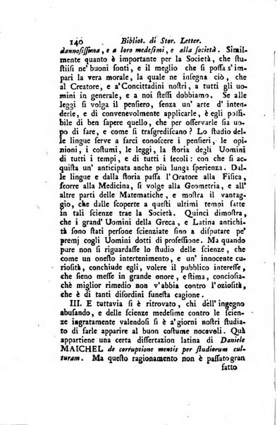 Biblioteca antica e moderna di storia letteraria ossia giornale critico, ed istruttivo de'libri, che a letteraria storia appartengono, secondo l'ordine delle materie accuratamente disposti