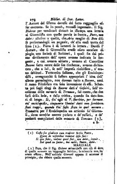 Biblioteca antica e moderna di storia letteraria ossia giornale critico, ed istruttivo de'libri, che a letteraria storia appartengono, secondo l'ordine delle materie accuratamente disposti