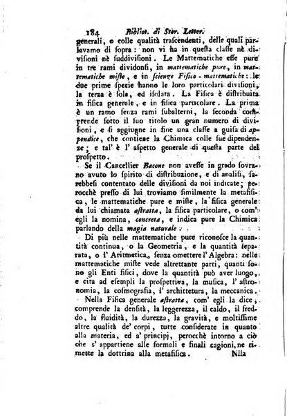 Biblioteca antica e moderna di storia letteraria ossia giornale critico, ed istruttivo de'libri, che a letteraria storia appartengono, secondo l'ordine delle materie accuratamente disposti