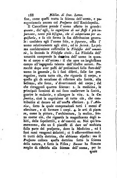 Biblioteca antica e moderna di storia letteraria ossia giornale critico, ed istruttivo de'libri, che a letteraria storia appartengono, secondo l'ordine delle materie accuratamente disposti