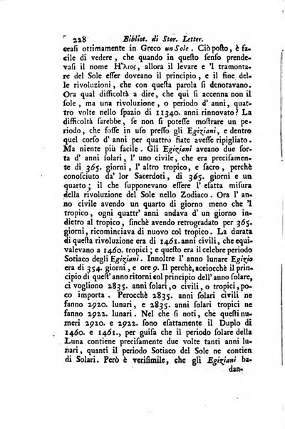 Biblioteca antica e moderna di storia letteraria ossia giornale critico, ed istruttivo de'libri, che a letteraria storia appartengono, secondo l'ordine delle materie accuratamente disposti