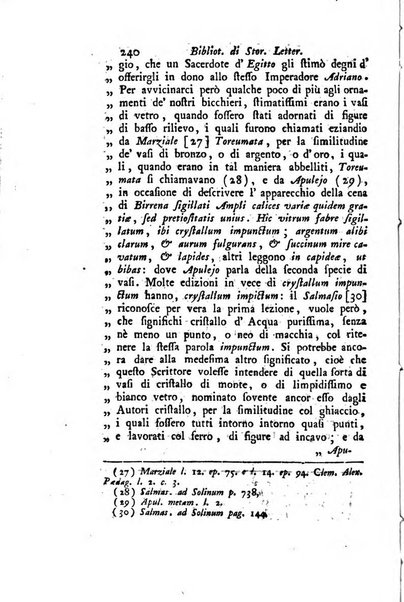 Biblioteca antica e moderna di storia letteraria ossia giornale critico, ed istruttivo de'libri, che a letteraria storia appartengono, secondo l'ordine delle materie accuratamente disposti