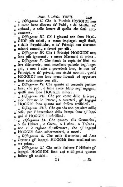 Biblioteca antica e moderna di storia letteraria ossia giornale critico, ed istruttivo de'libri, che a letteraria storia appartengono, secondo l'ordine delle materie accuratamente disposti