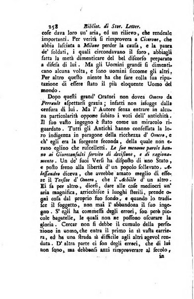 Biblioteca antica e moderna di storia letteraria ossia giornale critico, ed istruttivo de'libri, che a letteraria storia appartengono, secondo l'ordine delle materie accuratamente disposti