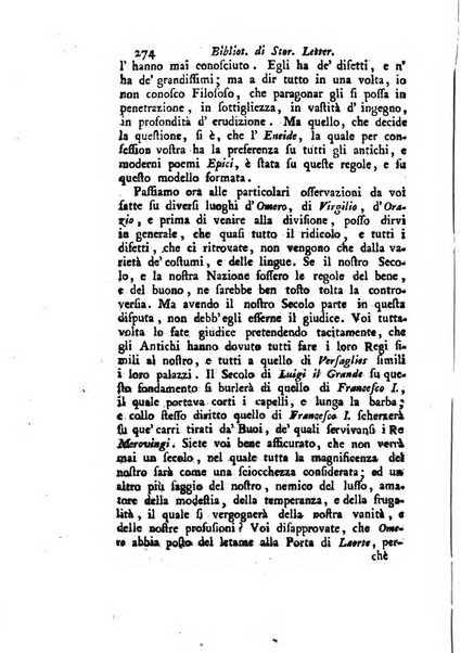 Biblioteca antica e moderna di storia letteraria ossia giornale critico, ed istruttivo de'libri, che a letteraria storia appartengono, secondo l'ordine delle materie accuratamente disposti