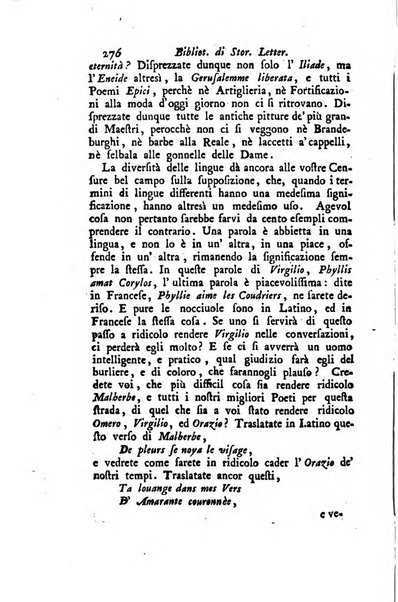 Biblioteca antica e moderna di storia letteraria ossia giornale critico, ed istruttivo de'libri, che a letteraria storia appartengono, secondo l'ordine delle materie accuratamente disposti